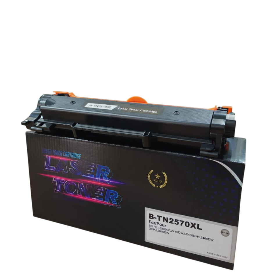 Brother TN-2570XL Compatible Toner Cartridge for HL-L2440DW, DCP-L2640DW, DCP-L2680DW