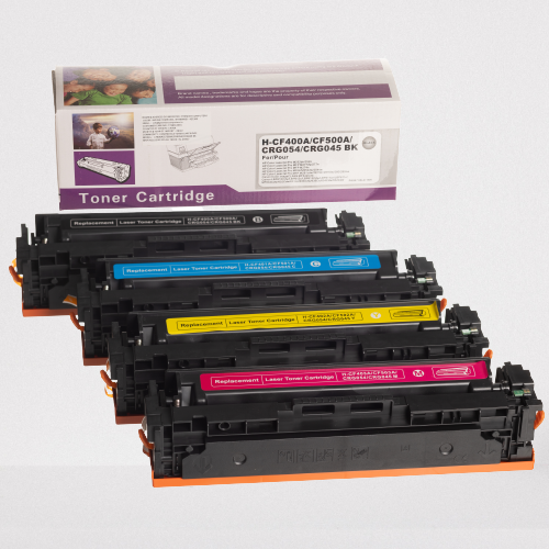 HP 201A / 202A (CF400A / CF500A) Compatible Color Toner Set (CMYK) for M252, M254, M277, M281
