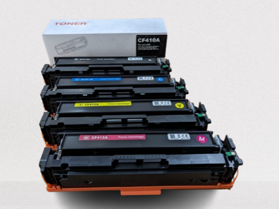 HP 410A (CF410A) Compatible Color Toner Set (CMYK) for Color LaserJet Pro M452, MFP M477, M377